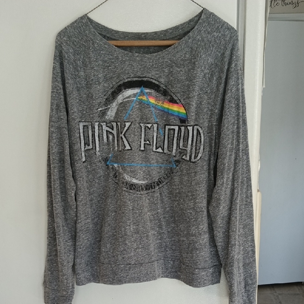 Pink Floyd Charcoal Long Sleeve Women's Tee